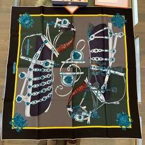 Hermès Silk Harnais De Cour